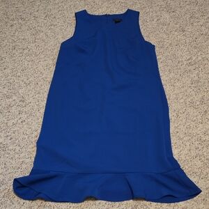 Ann Taylor Royal Blue Midi Dress